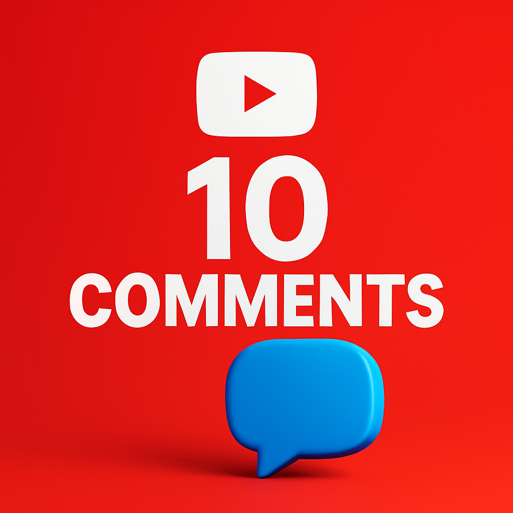 
Ilustración de 10 comentarios para YouTube con un bocadillo de comentario.
