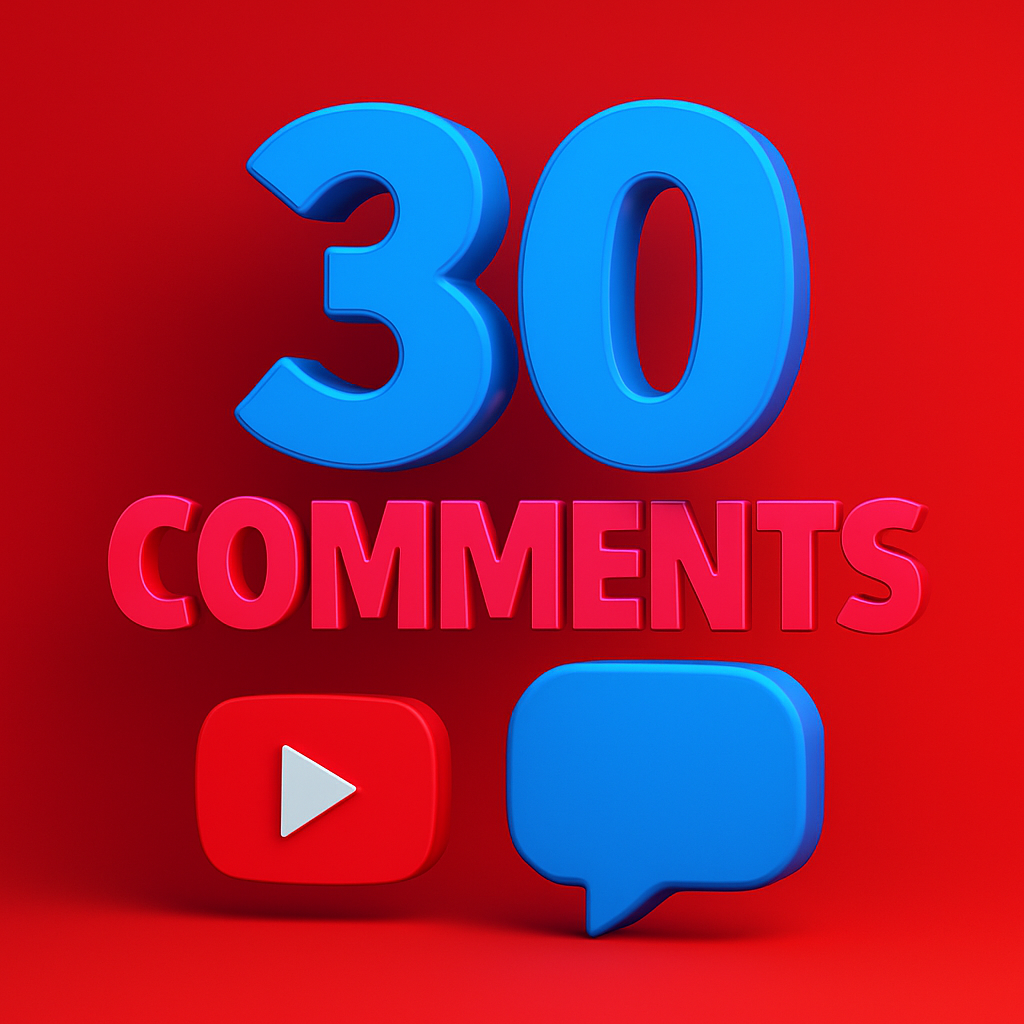 
Ilustración de 30 comentarios para YouTube con un bocadillo de comentario.