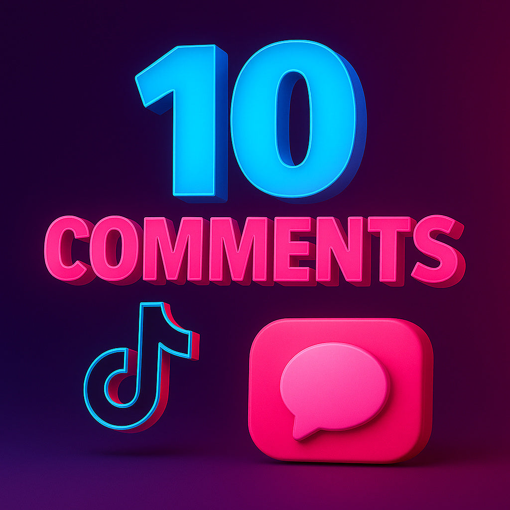 
Ilustración de 10 comentarios para TikTok con un bocadillo de comentario.