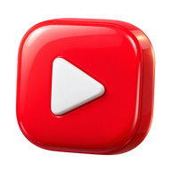 
3D-Symbol für YouTube